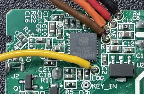 Wired connections to Sonoff board